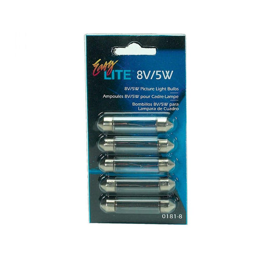 BULB,LOUVRE,8V/5W,5/PKG