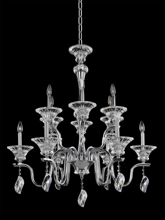 Lusso (8+4) Light 2 Tier Chandelier