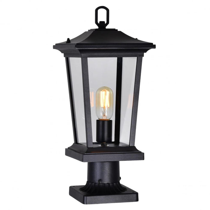 Leawood 1 Light Black Outdoor Lantern Head