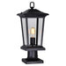 Leawood 1 Light Black Outdoor Lantern Head