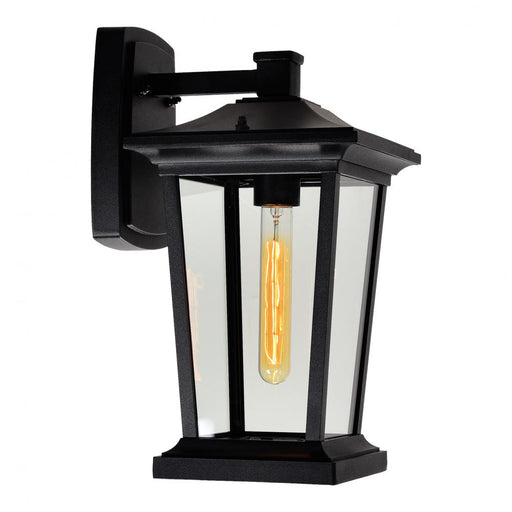 Leawood 1 Light Black Outdoor Wall Light