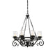 Welch 8 Light Outdoor Chandelier