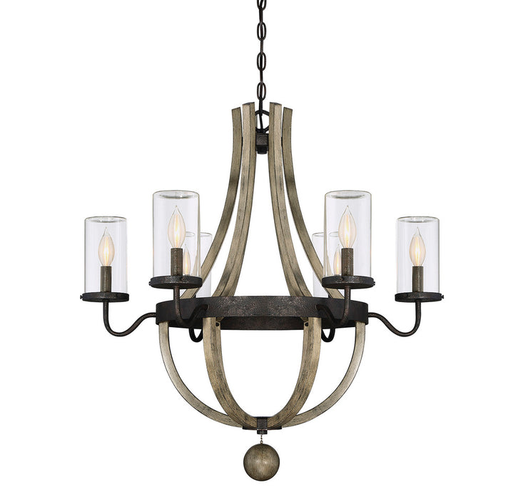 Eden 6 Light Outdoor Chandelier