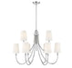 Cameron Polished Nickel 9 Light Chandelier