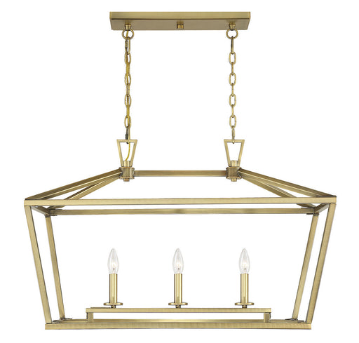 Townsend 3 Light Linear Chandelier