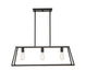 Denton 3 Light Bronze Linear Chandelier