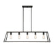 Denton 5 Light Bronze Linear Chandelier