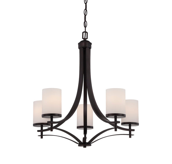 Colton 5 Light Bronze Chandelier