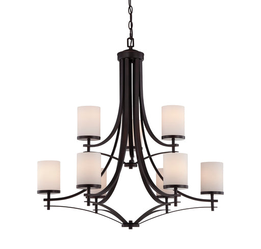 Colton 9 Light Bronze Chandelier