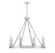 Seville 8 Light Polished Nickel Chandelier