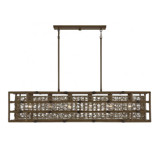 Treviso 6 Light  Grapevine  Linear Chandelier