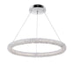 LED Chandelier with Chrome Finish