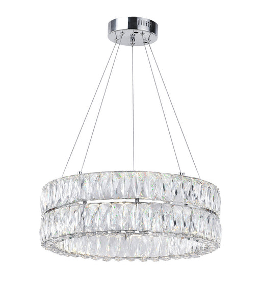 LED Chandelier with Chrome Finish