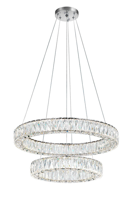 LED Chandelier with Chrome Finish