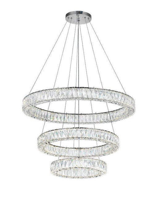 LED Chandelier with Chrome Finish