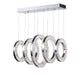 LED Chandelier with Chrome Finish