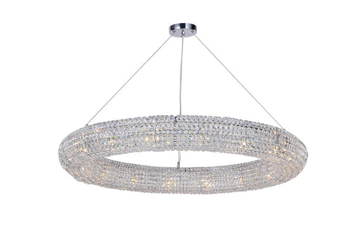 16 Light Chandelier with Chrome Finish