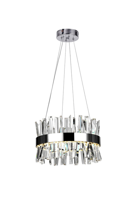 LED Chandelier with Chrome Finish