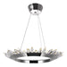 LED Up Chandelier with Polished Nickel Finish