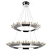 LED Up Chandelier with Polished Nickel Finish