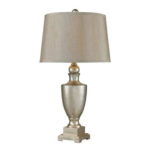 Elmira Table Lamps in Antique Mercury Glass with Silver Accents (Set of 2)