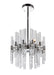 3 Light Mini Chandelier with Polished Nickel Finish