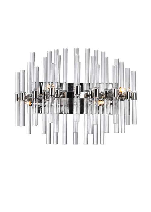 4 Light Vanity Light with Polished Nickel Finish