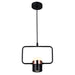 LED Down Mini Pendant with Black Finish