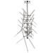 5 Light Mini Chandelier with Chrome Finish