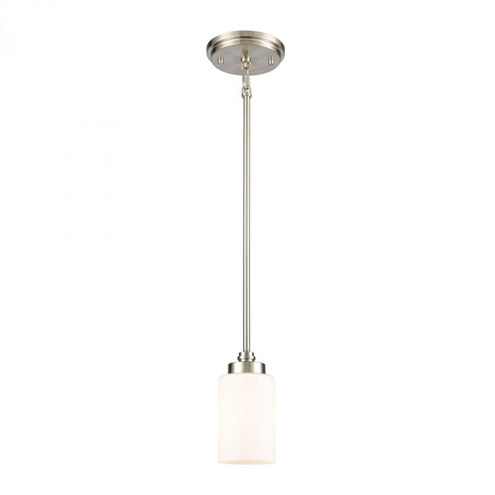 Dawson 1-Light mini pendant in  Satin Nickel