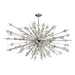 Starburst 31-Light Chandelier in Polished Chrome