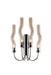 4 Light Sconce with Polished Nickel Finish