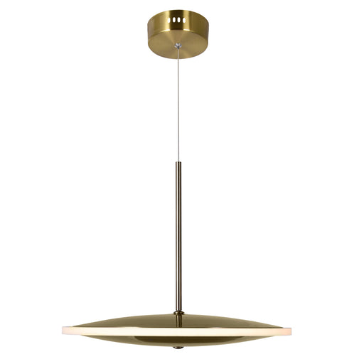 LED Mini Pendant with Brass Finish