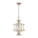 Delray 1-Light Mini Pendant in Aged Silver