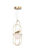 1 Light Mini Pendant with Medallion Gold Finish