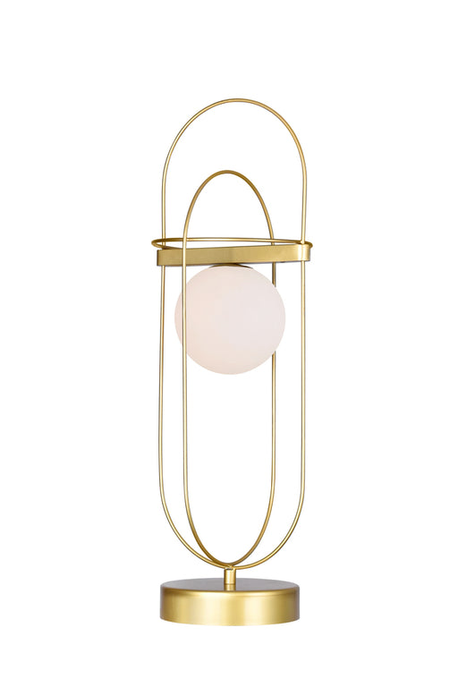 1 Light Lamp with Medallion Gold Finish