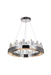 LED Chandelier with Polished Nickel Finish