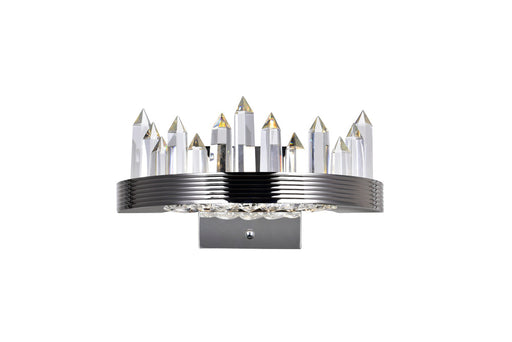 LED Sconce with Polished Nickel Finish