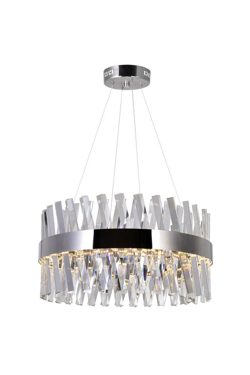 LED Chandelier with Chrome Finish