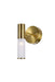 1 Light Sconce with Brass Finish