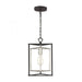 Salinger 1-Light Mini Pendant in Charcoal