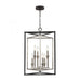 Salinger 6-Light Pendant in Charcoal