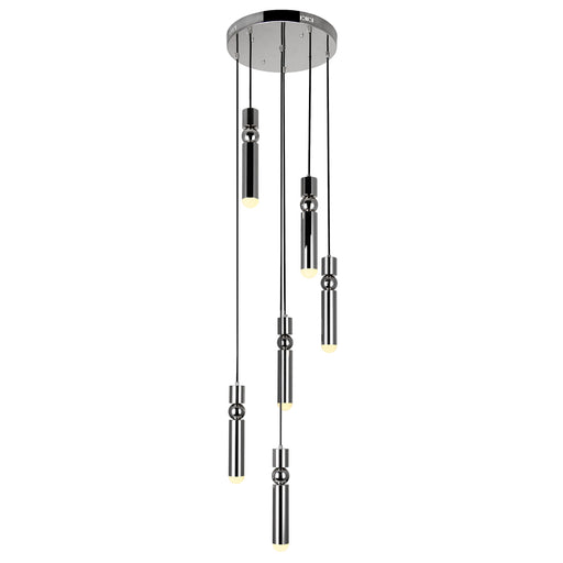 LED Pendant with Polished Nickel Finish