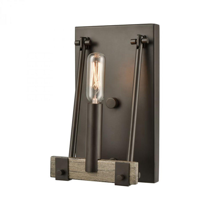 Transitions 1-Light vanity light in  Oil Rubbed Bronze / Aspen