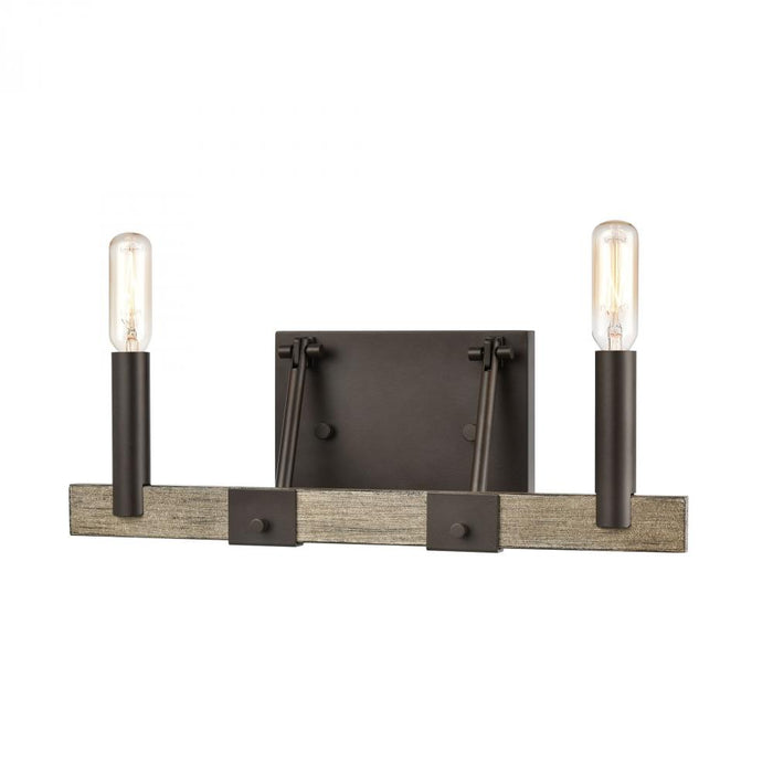 Transitions 2-Light vanity light in  Oil Rubbed Bronze / Aspen