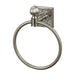 TOWEL RING IN BRUSHED STEEL