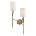 2 LIGHT RIGHT WALL SCONCE