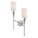 2 LIGHT RIGHT WALL SCONCE