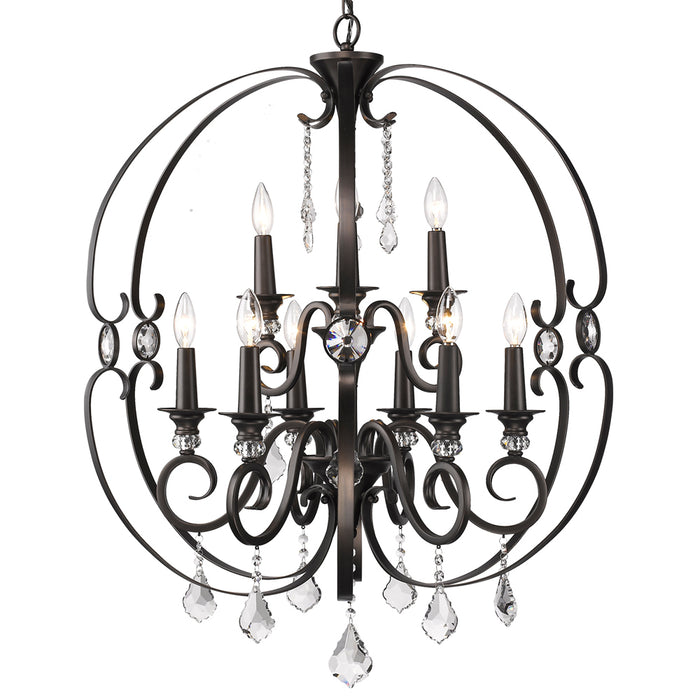 Ella 2 Tier - 9 Light Chandelier