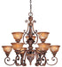 9 LIGHT CHANDELIER